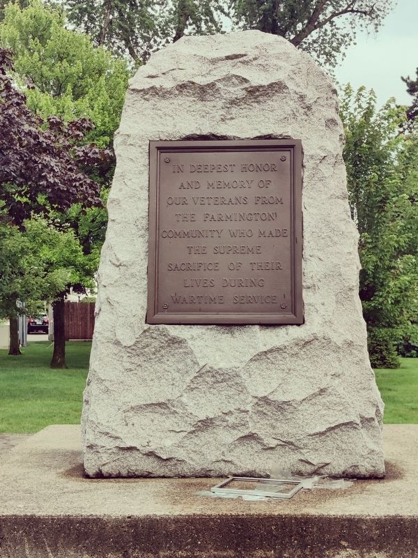 Farmington War Memorial image. Click for full size.