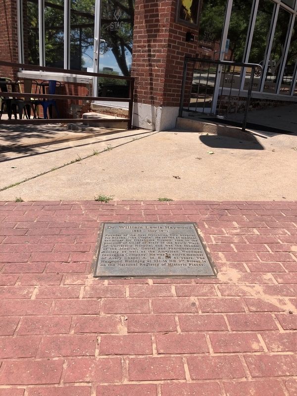 Dr. William Lewis Haywood Marker image. Click for full size.