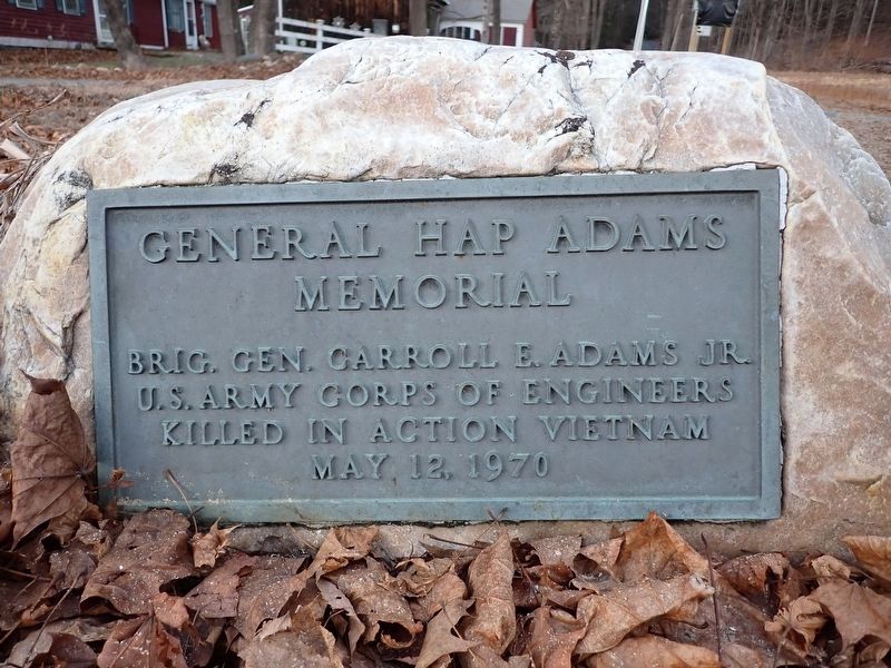 General Hap Adams Memorial. Click for full size. General Hap Adams Memorial image. Click for full size.
