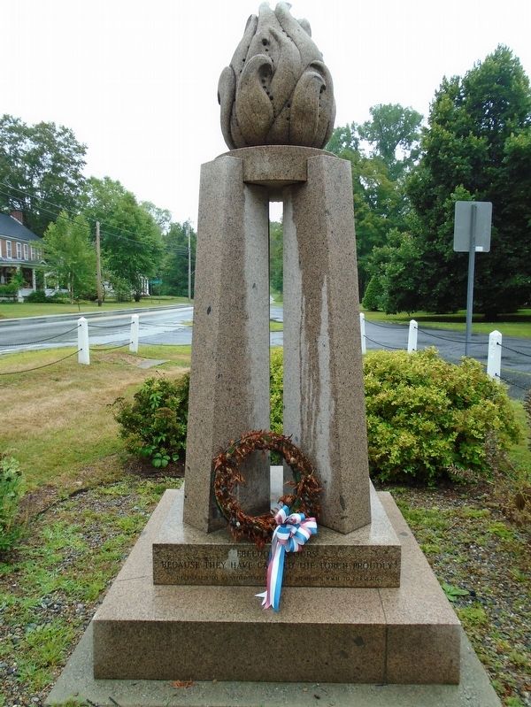 Veterans Eternal Burning Flame Memorial. Click for full size. Veterans Eternal Burning Flame Memorial image. Click for full size.