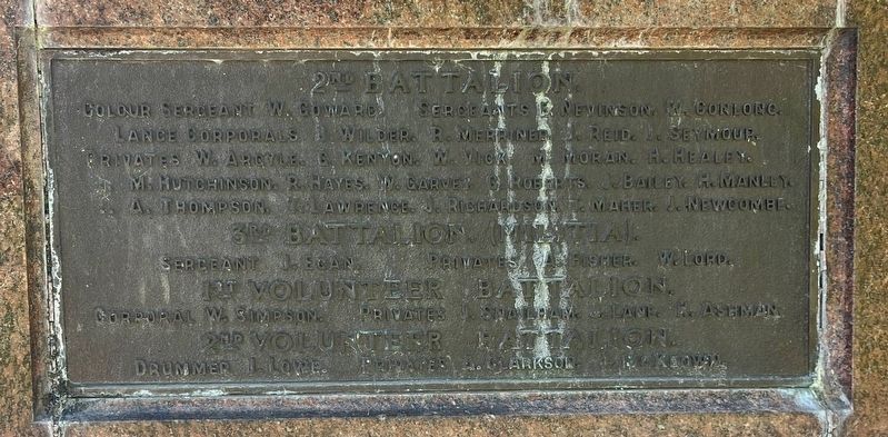 South African War Memorial. Click for full size. South African War Memorial image. Click for full size.