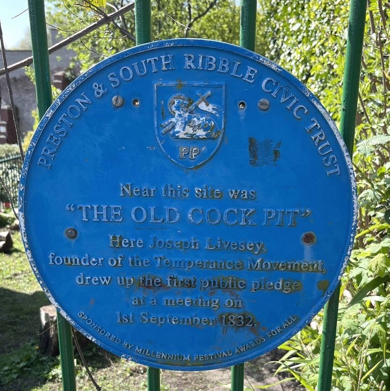 The Old Cock Pit Marker image. Click for full size.
