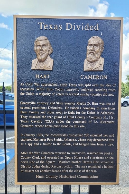 Texas Divided Marker. Click for full size. Texas Divided Marker image. Click for full size.