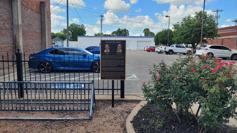 Texas Divided Marker. Click for full size. Texas Divided Marker image. Click for full size.