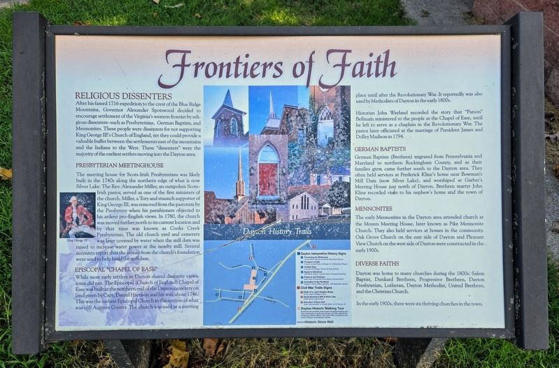 Frontiers of Faith Marker image. Click for full size.