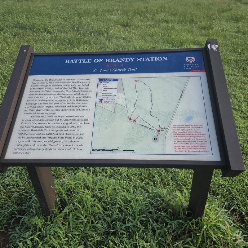 Battle of Brandy Station Marker image. Click for full size.