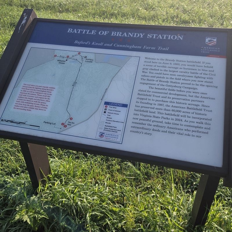 Battle of Brandy Station Marker image. Click for full size.