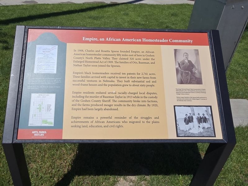 Empire, an African American Homesteader Community Marker. Click for full size. Empire, an African American Homesteader Community Marker image. Click for full size.