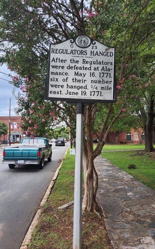 Regulators Hanged Marker image. Click for full size.