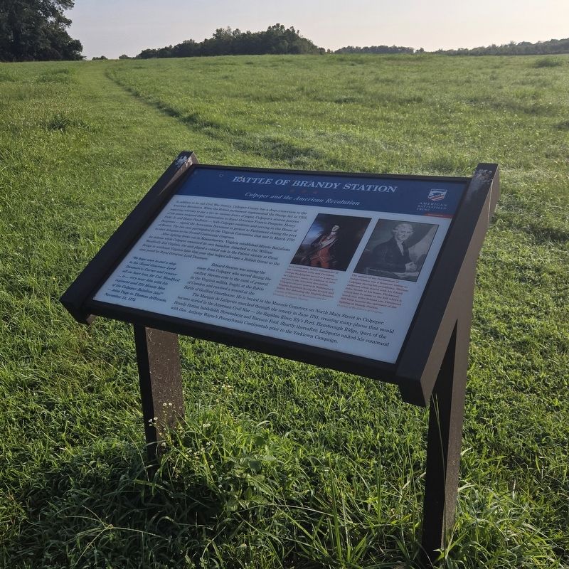 Battle of Brandy Station Marker image. Click for full size.