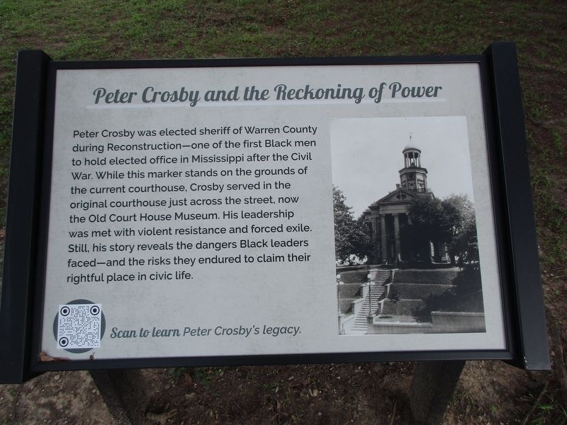Informational sign, next to marker image. Click for full size.