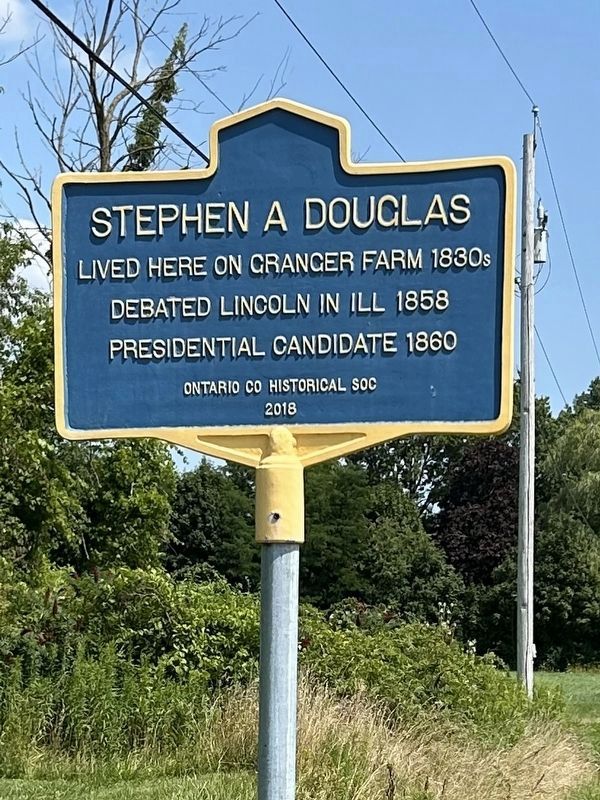 Stephen A. Douglas Marker image. Click for full size.