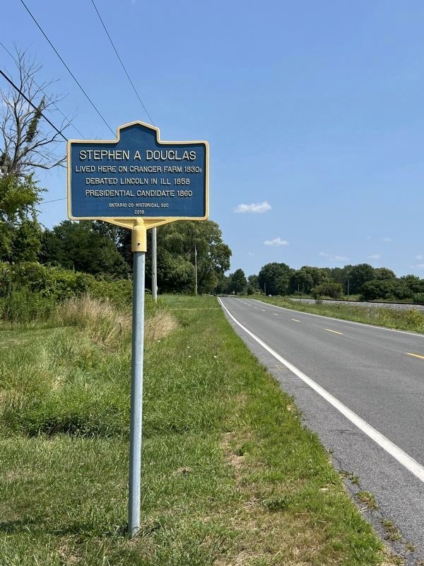 Stephen A Douglas Marker image. Click for full size.