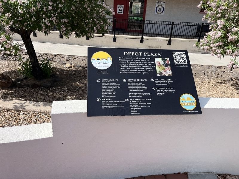 Depot Plaza Marker image. Click for full size.