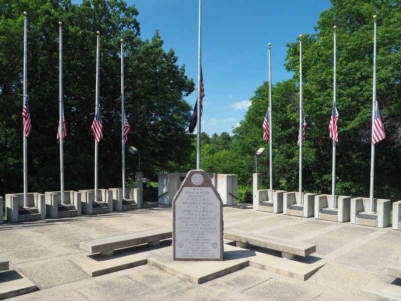 Anoka County Veterans' Memorial Marker image. Click for full size.