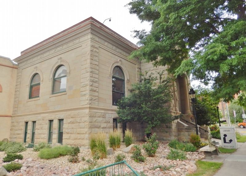Carnegie Public Library (<i>northwest elevation</i>) image. Click for full size.