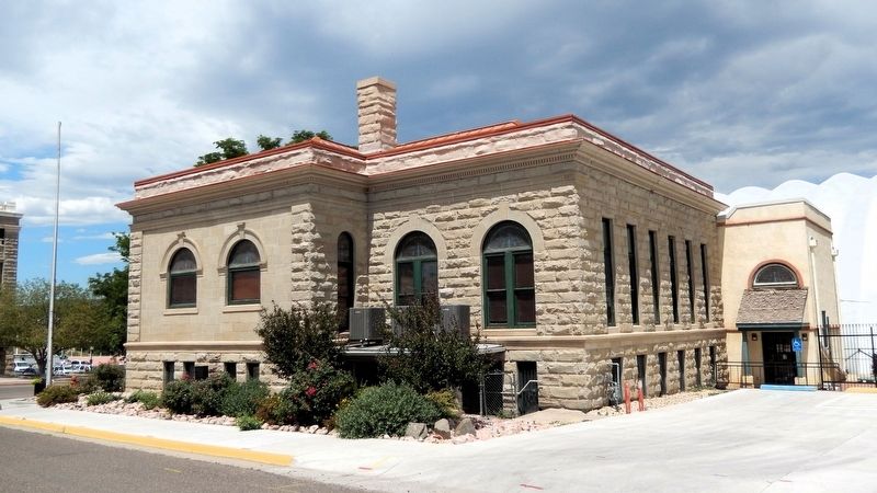 Carnegie Public Library (<i>southeast elevation</i>) image. Click for full size.