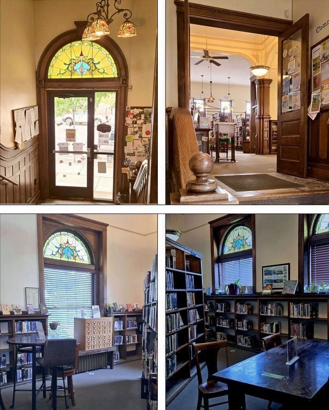 Carnegie Public Library (<i>interior</i>) image. Click for full size.