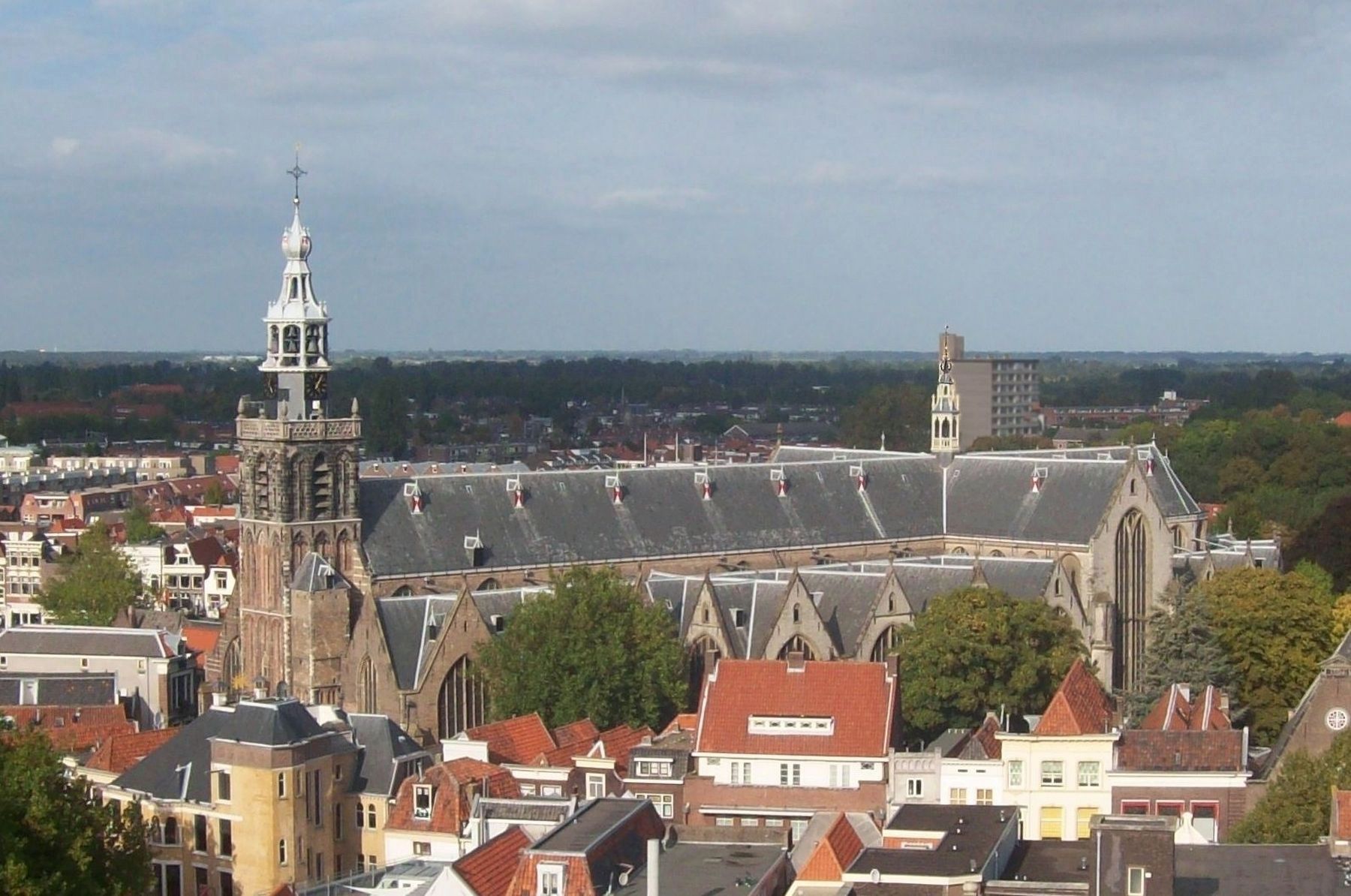<i> The St. Jan Church in Gouda, as seen from the Gouwekerk</i>. Click for full size. <i> The St. Jan Church in Gouda, as seen from the Gouwekerk</i> image. Click for full size.