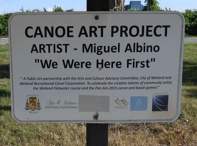 Artist - Miguel Albino "We Were Here First" - Marker. Click for full size. Artist - Miguel Albino "We Were Here First" - Marker image. Click for full size.