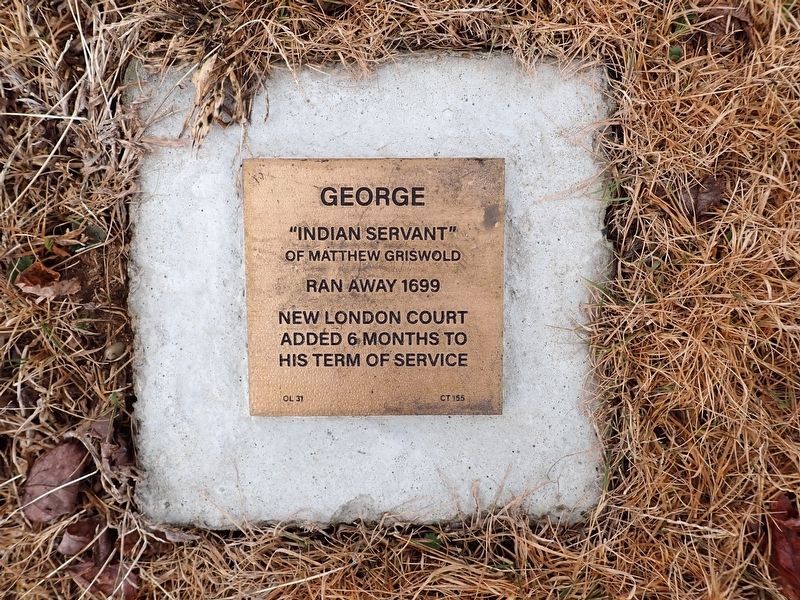 George Witness Stone. Click for full size. George Witness Stone image. Click for full size.