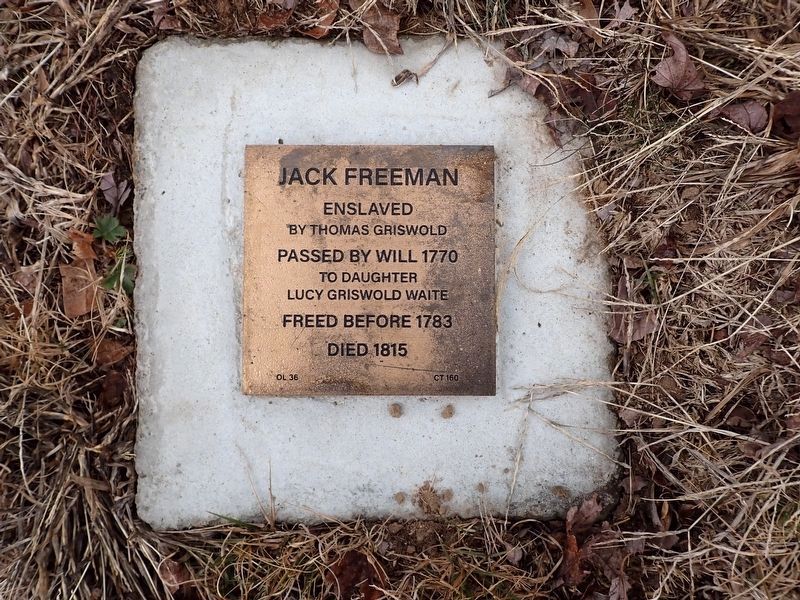 Jack Freeman Witness Stone. Click for full size. Jack Freeman Witness Stone image. Click for full size.