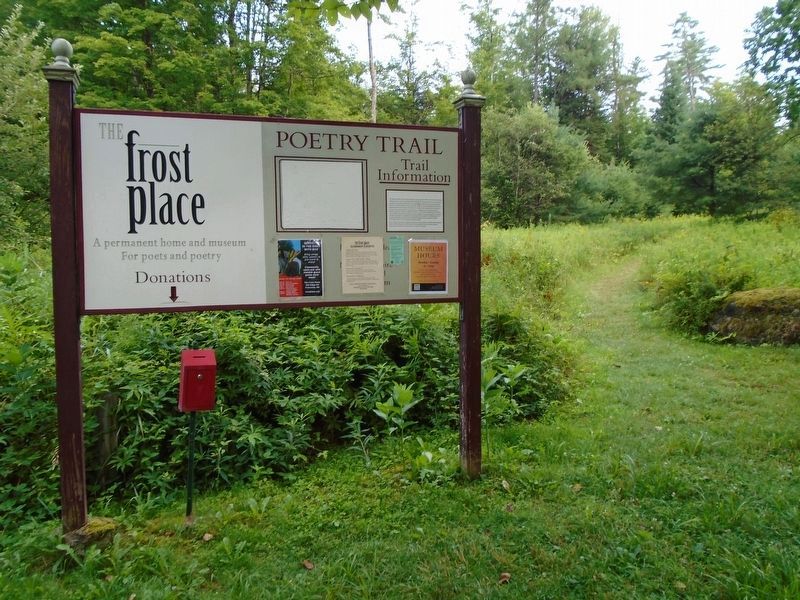 "Poetry and Nature Trail" and Marker image. Click for full size.