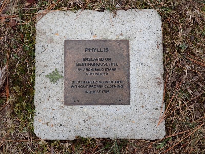 Phyllis Witness Stone. Click for full size. Phyllis Witness Stone image. Click for full size.