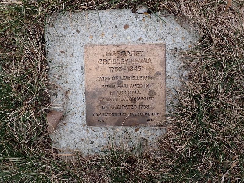 Margaret Crosley Lewia Witness Stone. Click for full size. Margaret Crosley Lewia Witness Stone image. Click for full size.