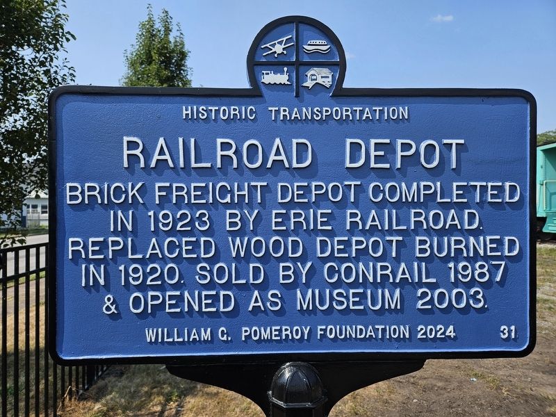 Railroad Depot Marker image. Click for full size.