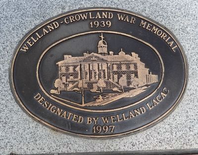 Welland-Crowland War Memorial 1939 [LACAC plaque] - Marker image. Click for full size.