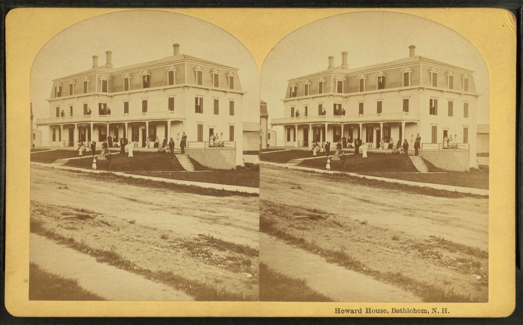 Howard House Stereoscopic Print image. Click for full size.