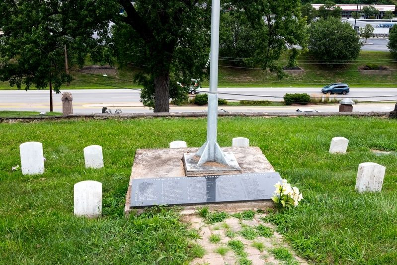 Granite Tablet at Base of Flagpole image. Click for full size.