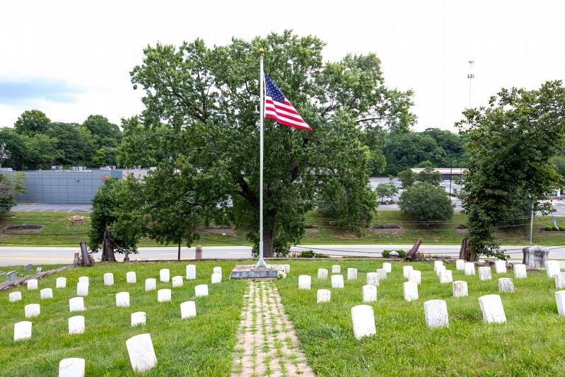 Civil War Soldiers Lot, Evergreen Cemetery, Southgate, Kentucky image. Click for full size.
