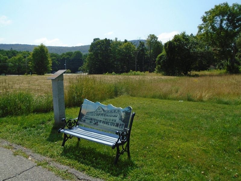 The Sinclair Marker and Bench. Click for full size. The Sinclair Marker and Bench image. Click for full size.