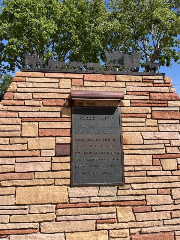 Wagon Route Marker. Click for full size. Wagon Route Marker image. Click for full size.