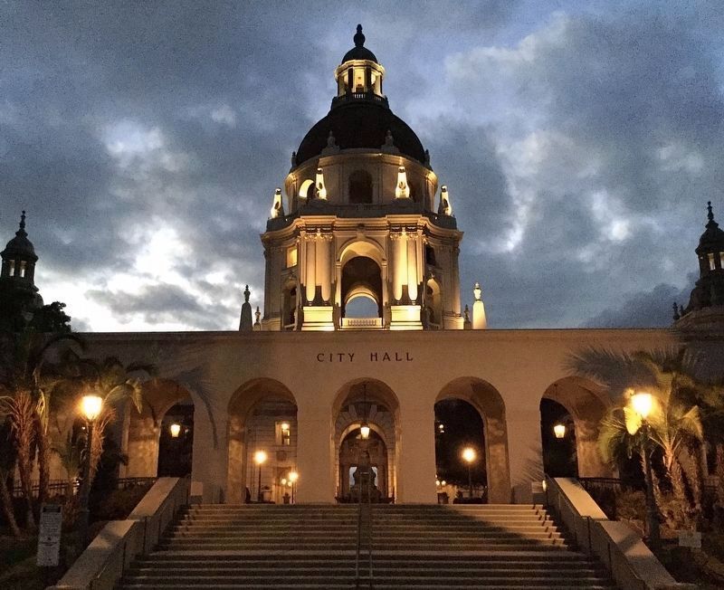 Pasadena City Hall. Click for full size. Pasadena City Hall image. Click for full size.