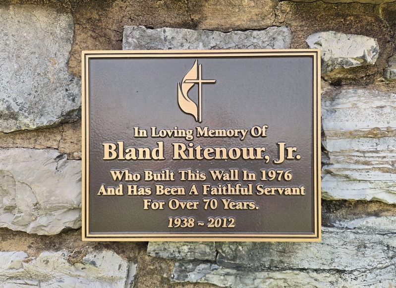 Bland Ritenour, Jr. Plaque. Click for full size. Bland Ritenour, Jr. Plaque image. Click for full size.