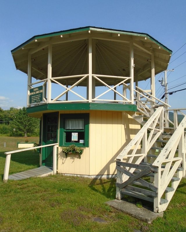 Carroll Memorial Bandstand and Marker image. Click for full size.