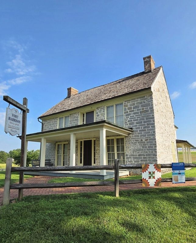 Fort Harrison ("Harrison's Stonehouse") image. Click for full size.