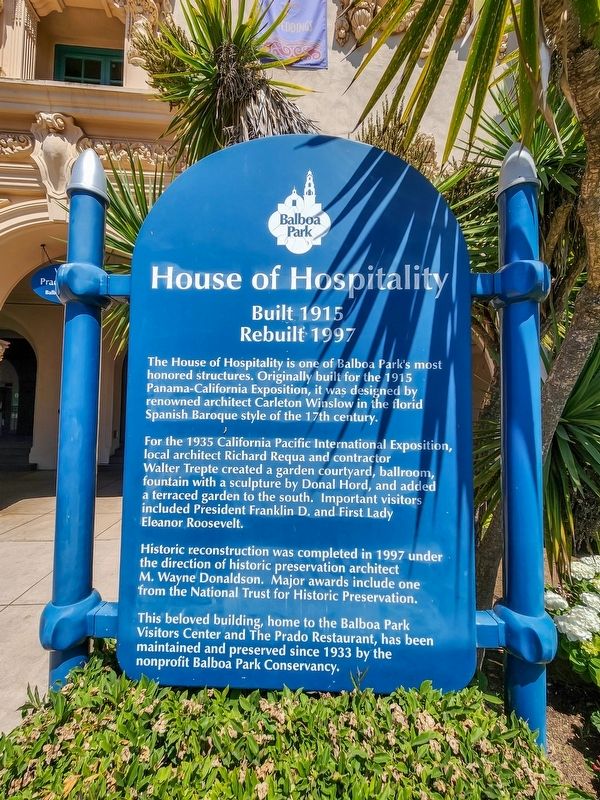 House of Hospitality Marker image. Click for full size.