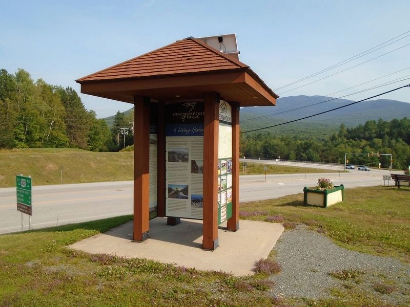 New Hampshire <i>Grand</i> Marker and Information Kiosk image. Click for full size.