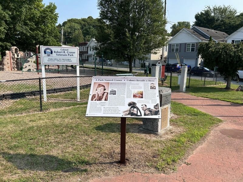 A Park Named Craner * Cohoes Recalls a Hero Marker image. Click for full size.