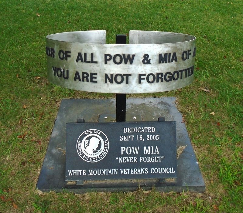 POW-MIA Memorial. Click for full size. POW-MIA Memorial image. Click for full size.