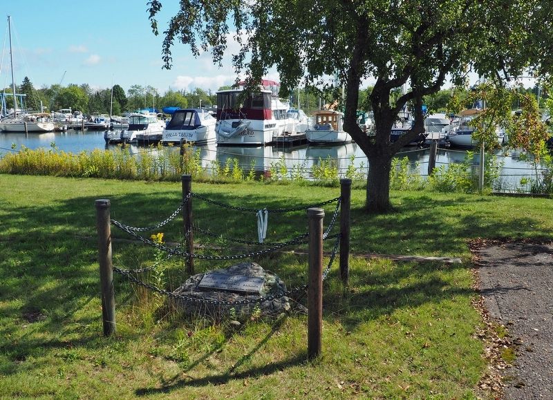 Site of First Catholic Church Marker. Click for full size. Site of First Catholic Church Marker image. Click for full size.