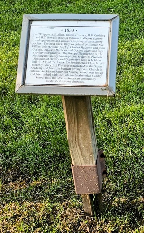 1833 Marker image. Click for full size.