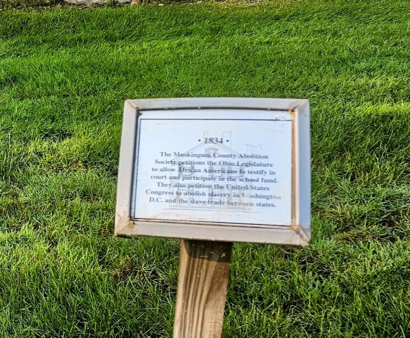 1834 Marker. Click for full size. 1834 Marker image. Click for full size.