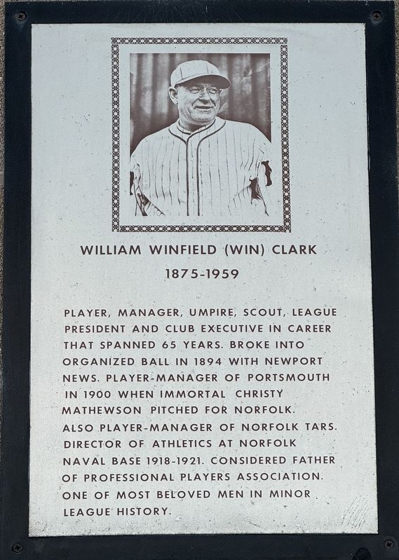 William Winfield (Win) Clark Marker image. Click for full size.