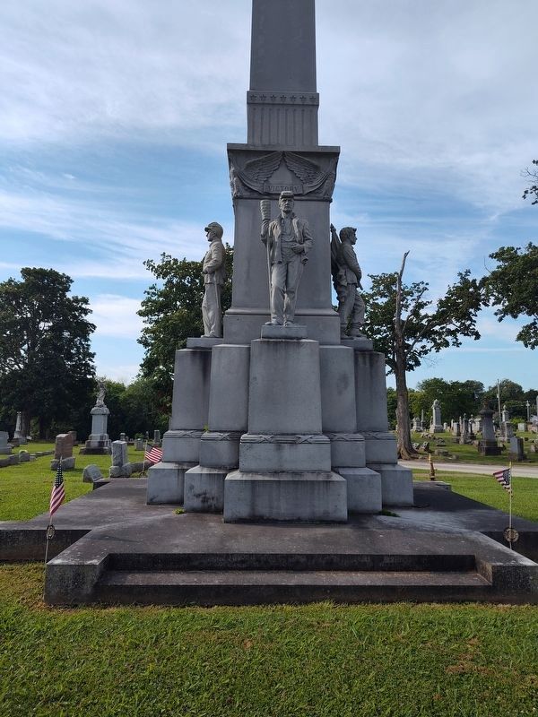 Greenfield Civil War Monument. Click for full size. Greenfield Civil War Monument image. Click for full size.