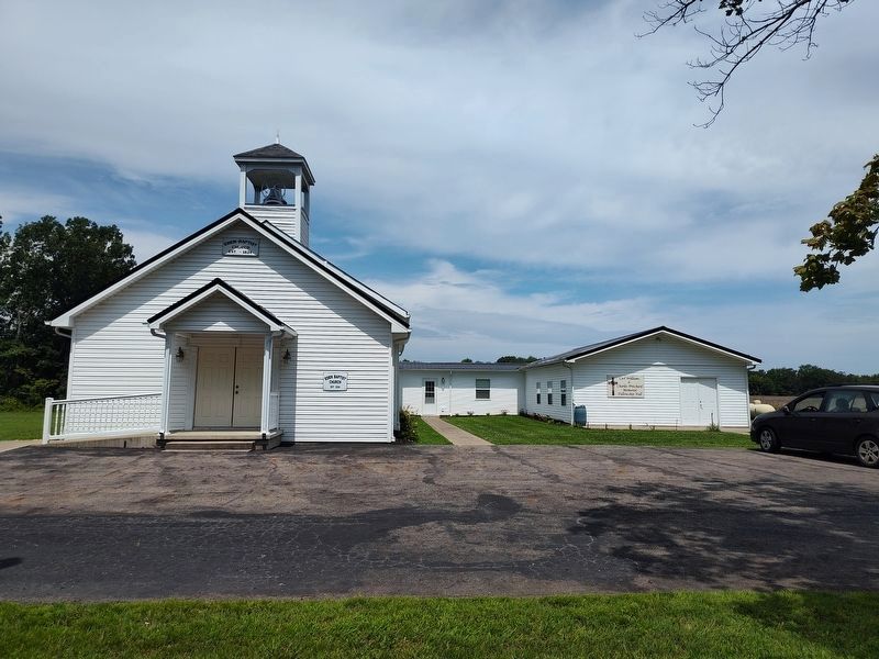 PP African American Settlement / Eden Baptist Church Marker image. Click for full size.